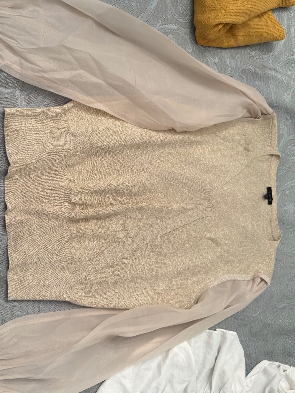 TALBOTS METALLIC SWEATER